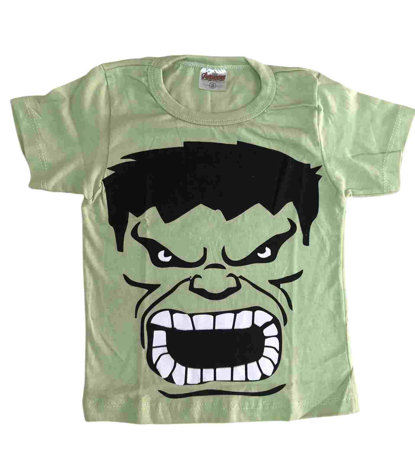 CAMISETA HULK VERDE AGUA 1 AO 10